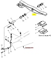 Кронштейн (крышка) ведущего гидромотора XCMG XS123 Кронштейн (крышка) ведущего гидромотора XCMG XS123
